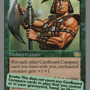 Cardboard Carapace