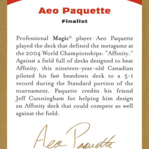 Aeo Paquette Bio