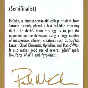 Paul McCabe Bio
