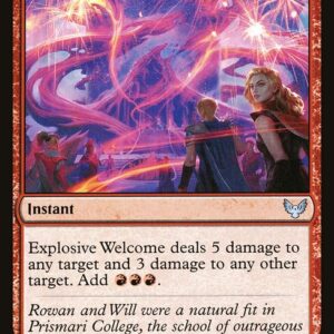 Explosive Welcome