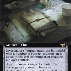 Investigator's Journal