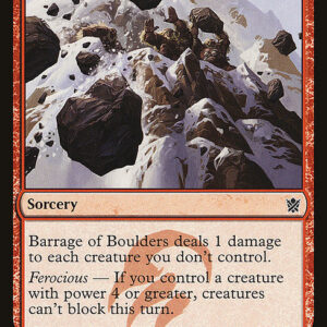 Barrage of Boulders
