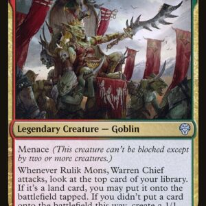Rulik Mons, Warren Chief