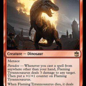 Flaming Tyrannosaurus