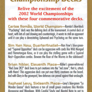2002 World Championships Ad