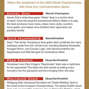 2003 World Championships Ad