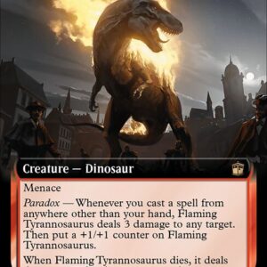 Flaming Tyrannosaurus