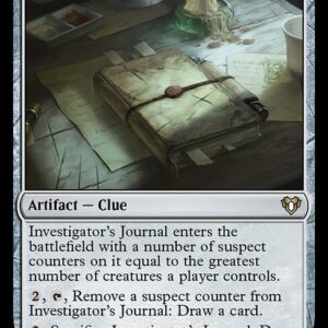 Investigator's Journal