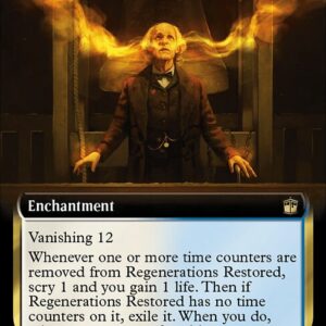 Regenerations Restored
