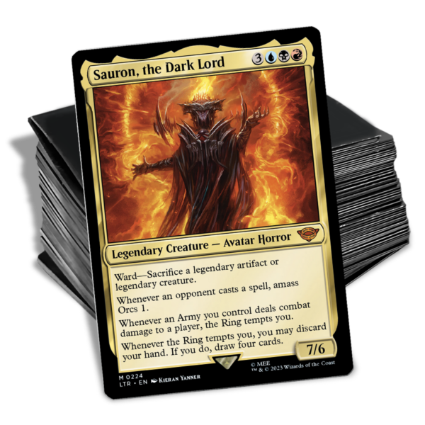 Sauron, the Dark Lord | Full Proxy Deck | Ready to Play | Bracket 4