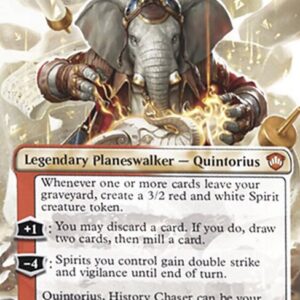 Quintorius, History Chaser